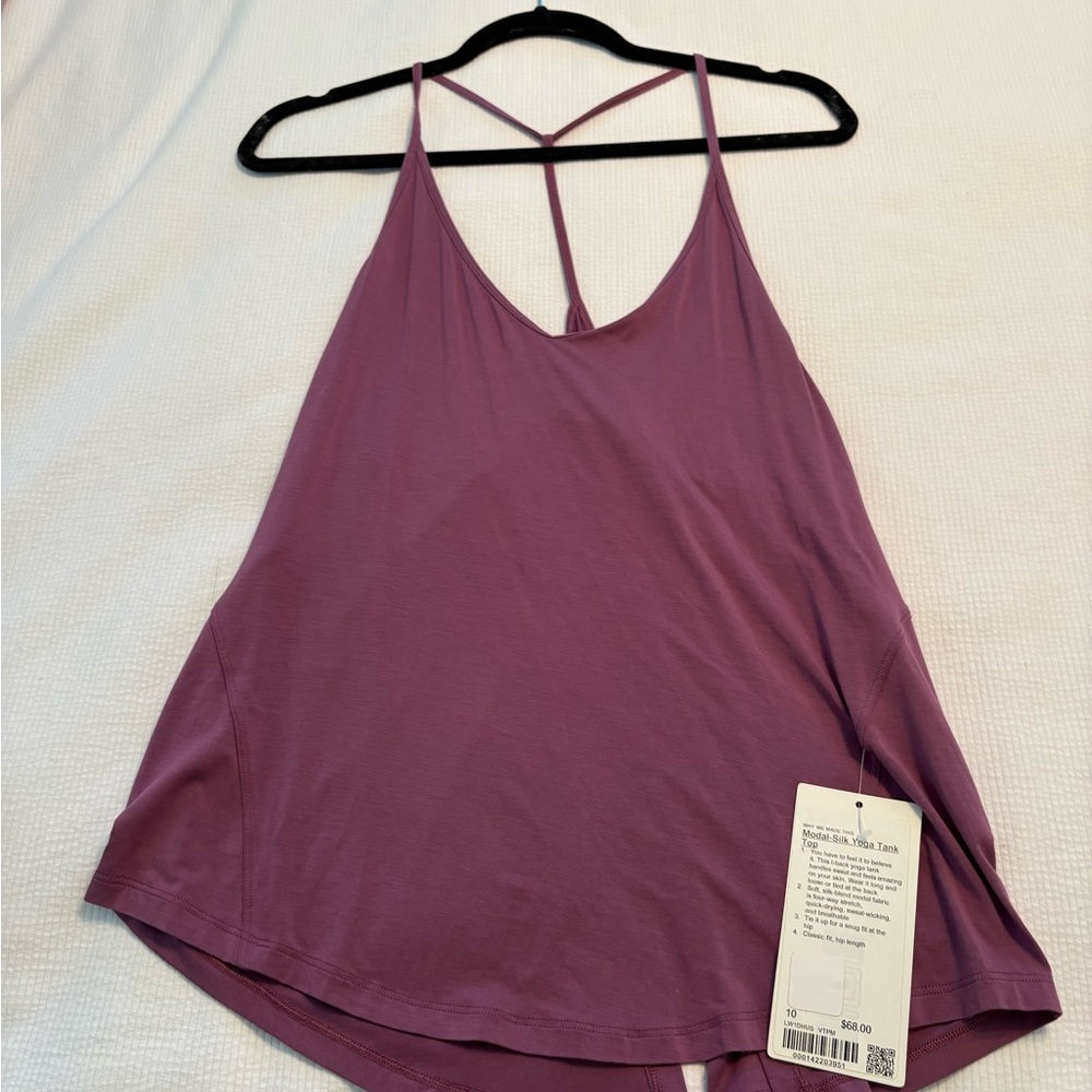 Lululemon Athletica Mauve Strappy Tank Top